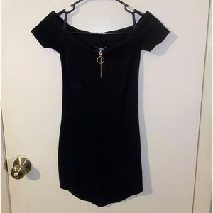 Guess black mini dress